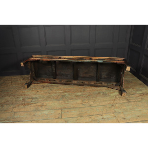 Antique Painted Chinese Coffee Table Shanxi