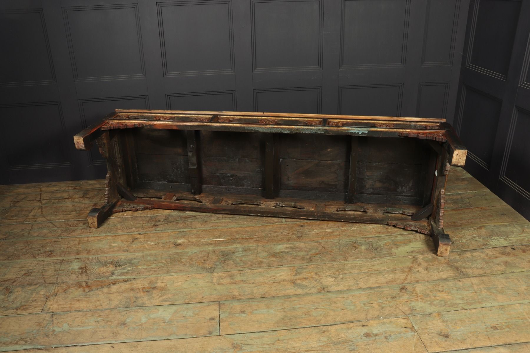 Antique Painted Chinese Coffee Table Shanxi