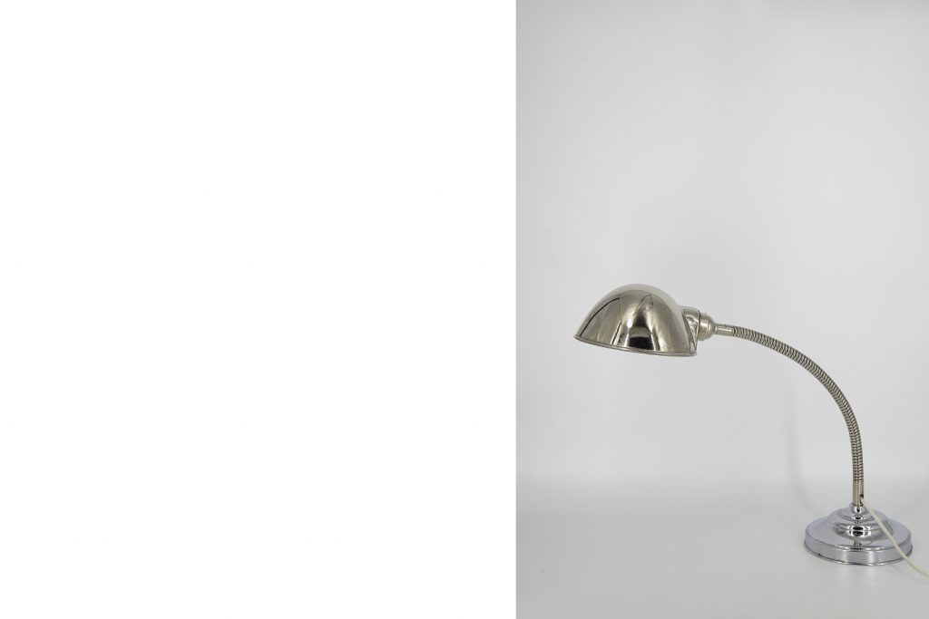 Vintage Scandinavian Chrome Desk Lamp, 1960s