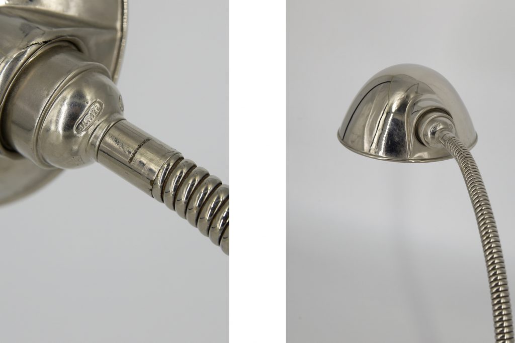 Vintage Scandinavian Chrome Desk Lamp, 1960s
