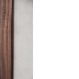 Large Scandinavian Wooden Wall Mirror, 1950s