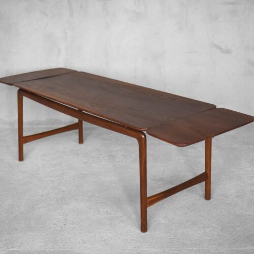 Danish Solid Teak Coffee Table by Peter Hvidt & Orla Mølgaard-Nielsen for France & Søn / France & Daverkosen, 1950s