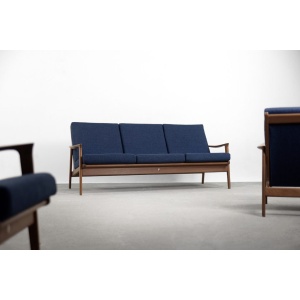 Mid-Century Australian Modern Teak Sofa & Armchairs by Parker Furniture, 1950s, Set of 3
