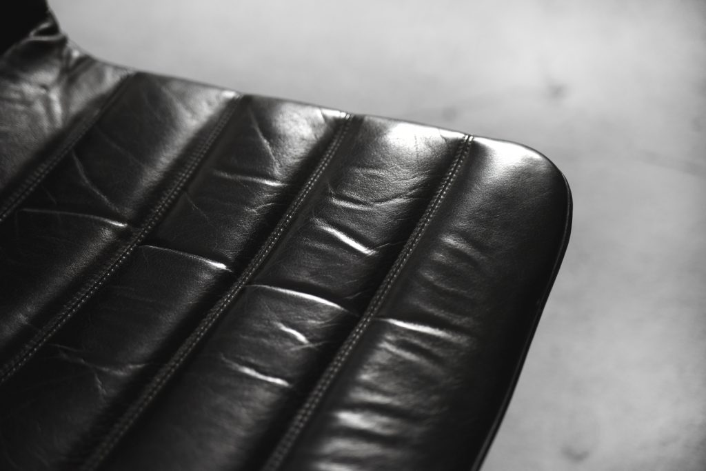 Minimalist Chrome & Black Leather Club Chairs from Pol International, 1960s, Set of 2