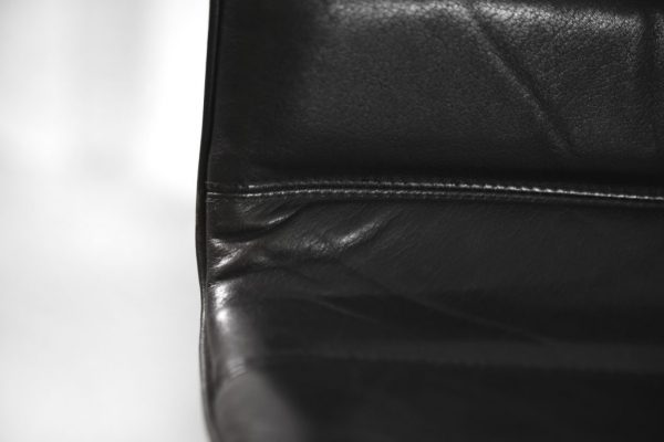 Minimalist Chrome & Black Leather Club Chairs from Pol International, 1960s, Set of 2 - Image 12