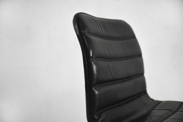 Minimalist Chrome & Black Leather Club Chairs from Pol International, 1960s, Set of 2 - Image 14