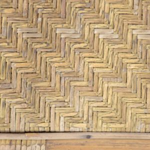 Vintage Bauhaus Rattan Chair with Ottoman by Erich Dieckmann, 1930s