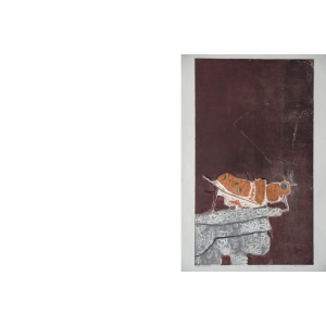 Ru Van Rossem, Insect On Rock, Color Lithograph, 1962