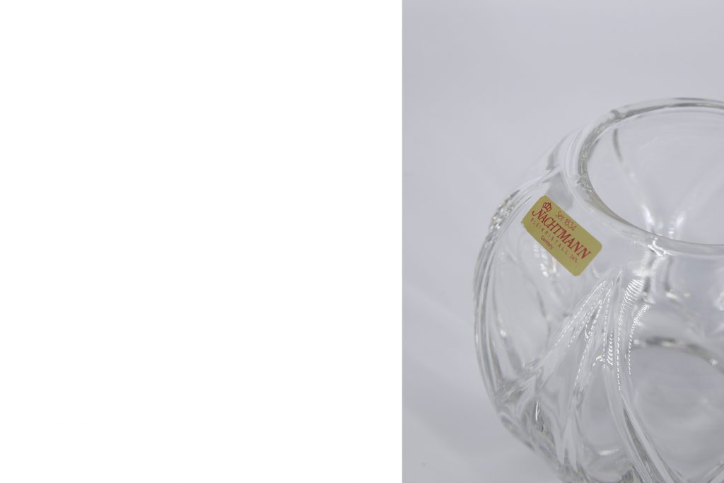 German Crystal Ball Vase from Nachtmann, 1960s