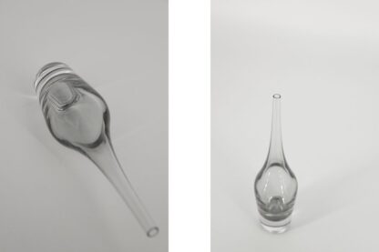 Scandinavian Glass Vase, 1960s - Image 3