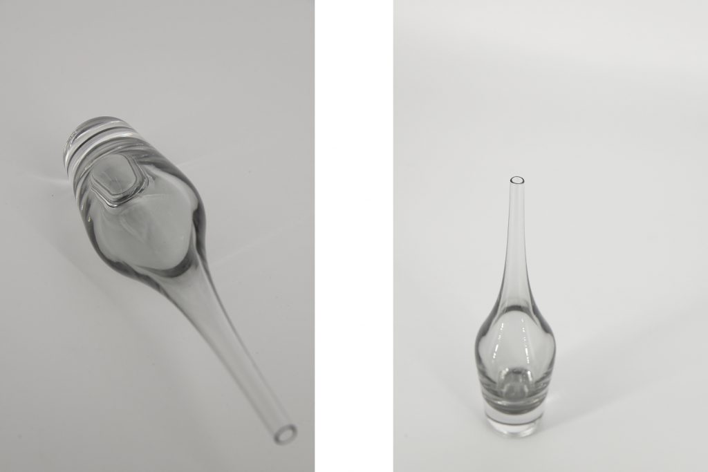 Scandinavian Glass Vase, 1960s