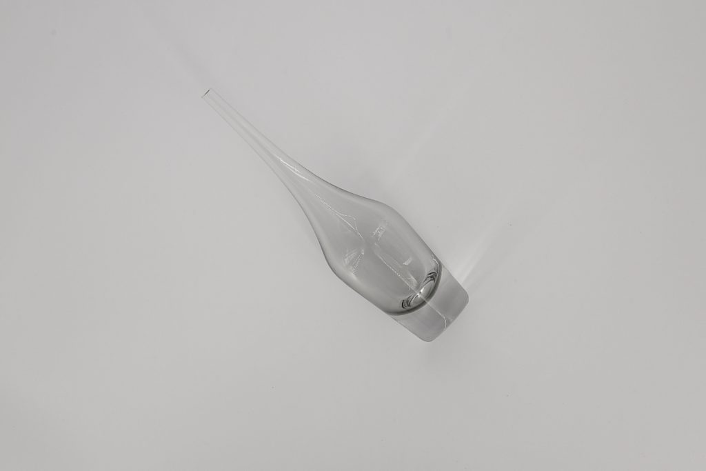 Scandinavian Glass Vase, 1960s