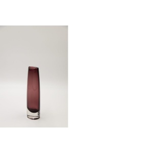 Mid-Century Scandinavian Sommerso Plum Glass Vase, 1950s
