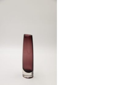 Mid-Century Scandinavian Sommerso Plum Glass Vase, 1950s - Image 3