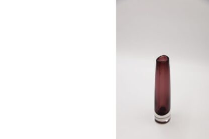 Mid-Century Scandinavian Sommerso Plum Glass Vase, 1950s - Image 4