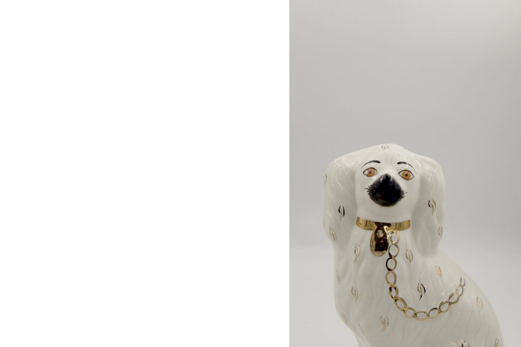 Mid-Century Staffordshire Ceramic Spaniel Mantle Dogs 1378-4 from Beswick England, 1960s, Set of 2