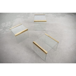 Side Tables by Pace Collection for Leon Rosen, 1970s, Set of 3