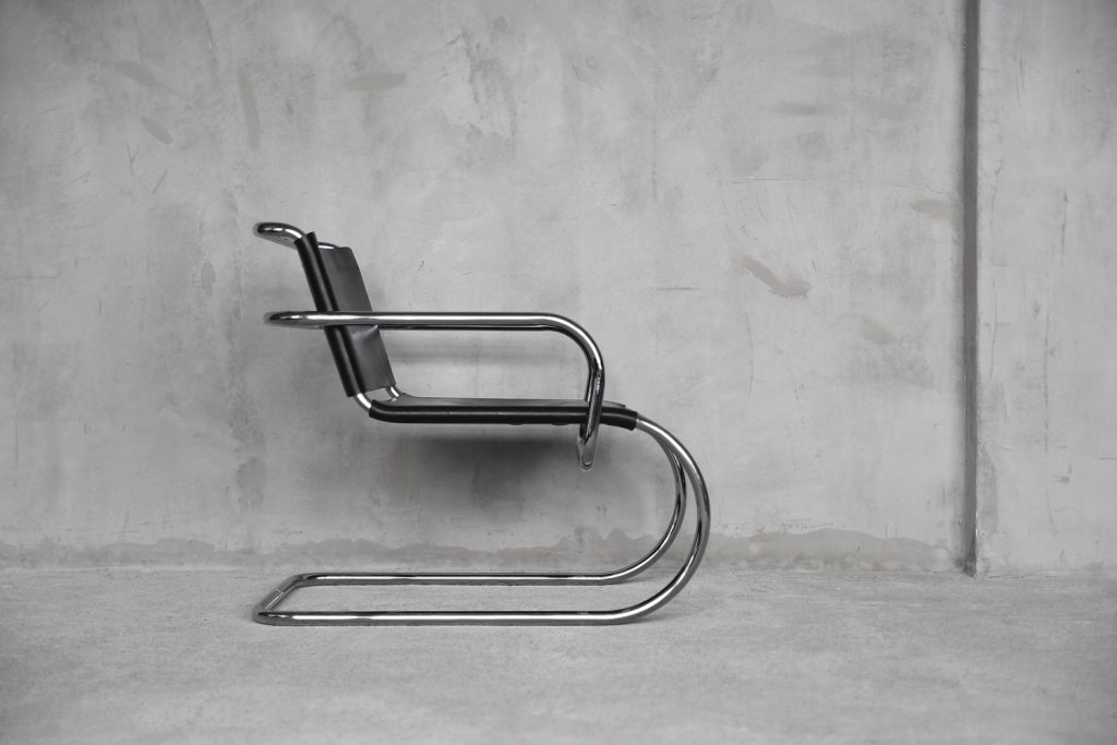 German Leather Armchair by Franco Albini for Tecta, 1950s