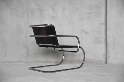 German Leather Armchair by Franco Albini for Tecta, 1950s - Image 8