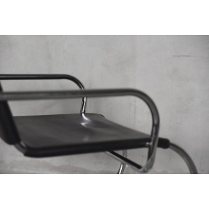 German Leather Armchair by Franco Albini for Tecta, 1950s