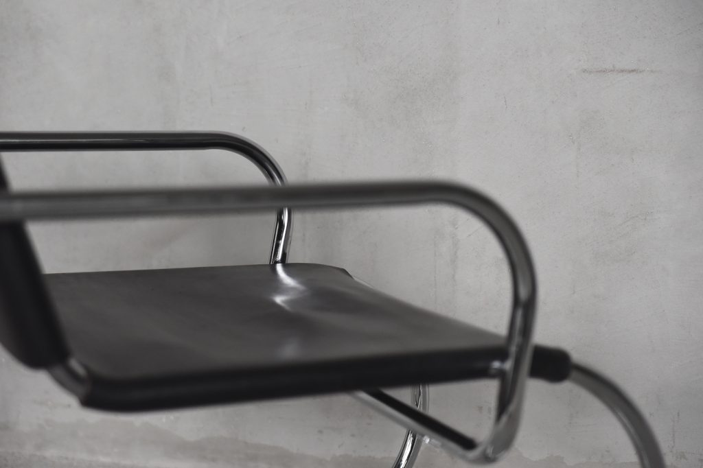 German Leather Armchair by Franco Albini for Tecta, 1950s