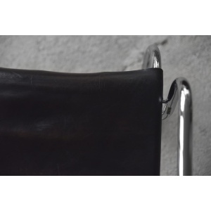 German Leather Armchair by Franco Albini for Tecta, 1950s