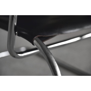 German Leather Armchair by Franco Albini for Tecta, 1950s