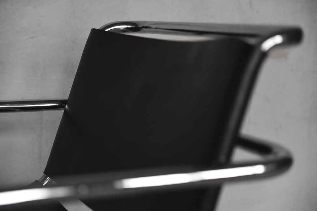 German Leather Armchair by Franco Albini for Tecta, 1950s