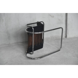 German Leather Armchair by Franco Albini for Tecta, 1950s
