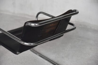 German Leather Armchair by Franco Albini for Tecta, 1950s - Image 4