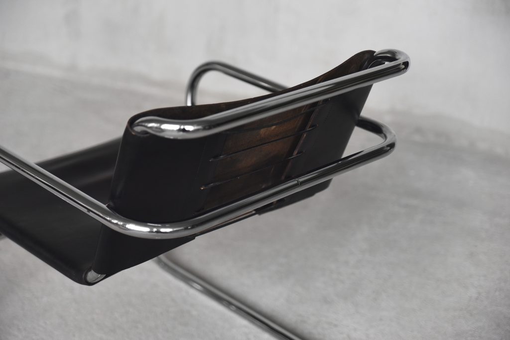 German Leather Armchair by Franco Albini for Tecta, 1950s