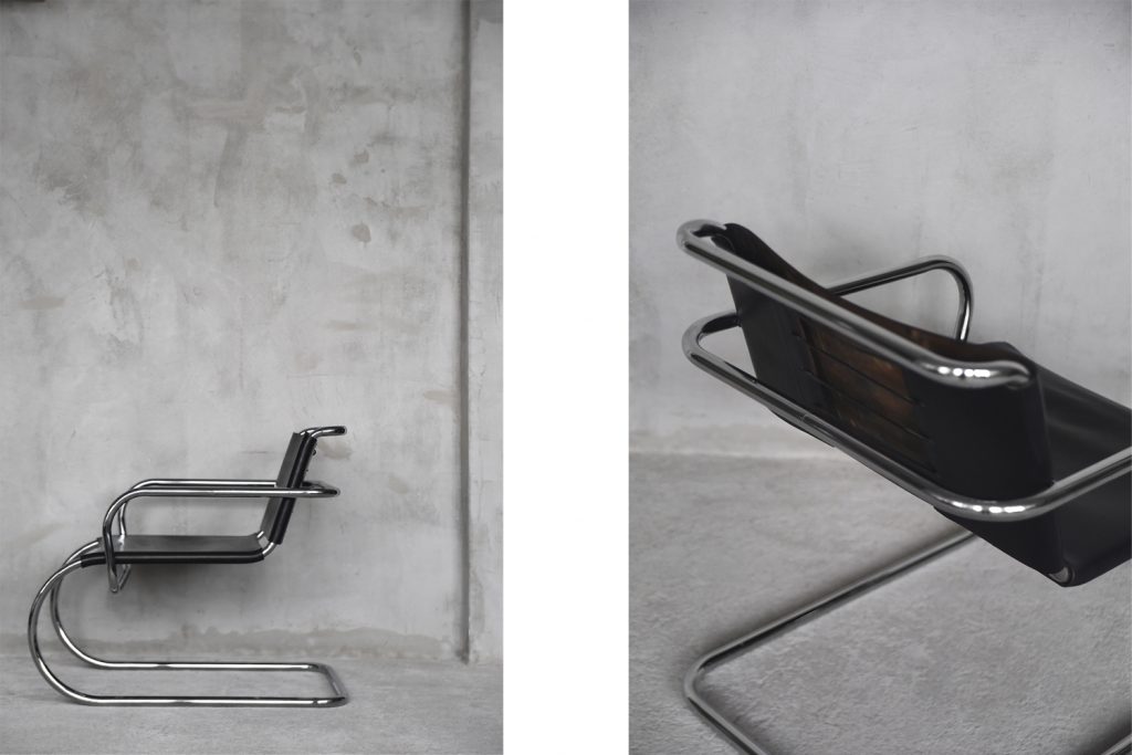 German Leather Armchair by Franco Albini for Tecta, 1950s