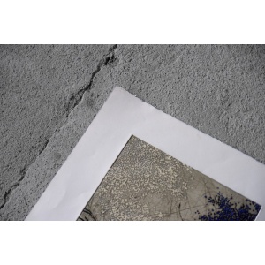 Yannick Ballif, Abstract Serigraph on Woven Paste, 1976