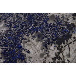 Yannick Ballif, Abstract Serigraph on Woven Paste, 1976