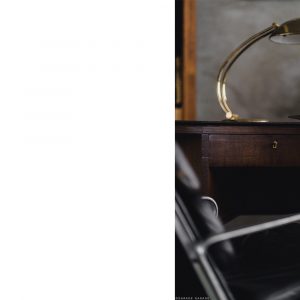 Mid-Century Modern Wenge Organic-Shaped Boomerang Custom Desk, 1960s