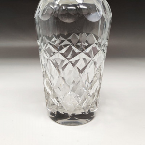 1950s Gorgeous Bohemian Cut Crystal Cocktail Shaker