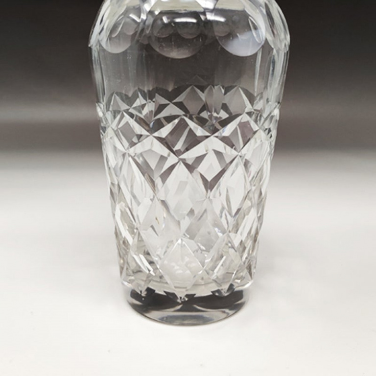 1950s Gorgeous Bohemian Cut Crystal Cocktail Shaker - Image 6
