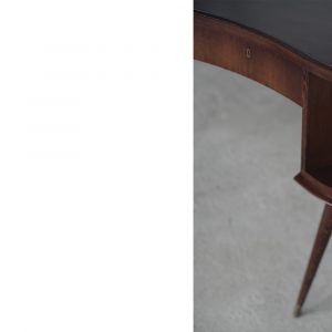 Mid-Century Modern Wenge Organic-Shaped Boomerang Custom Desk, 1960s