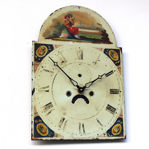 Grandfather Clock Dial 19th Century Longcase