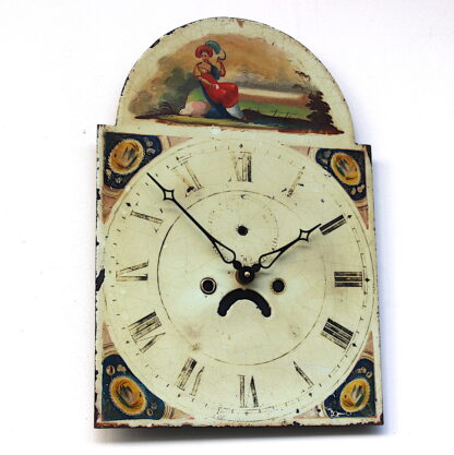 Grandfather Clock Dial 19th Century Longcase - Image 4