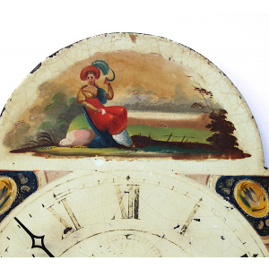 Grandfather Clock Dial 19th Century Longcase