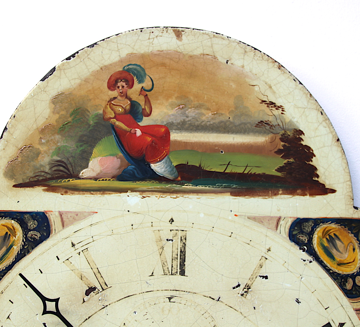 Grandfather Clock Dial 19th Century Longcase