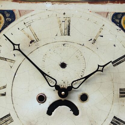 Grandfather Clock Dial 19th Century Longcase - Image 6
