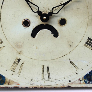 Grandfather Clock Dial 19th Century Longcase