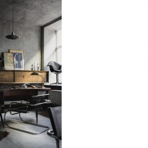 Mid-Century Modern Wenge Organic-Shaped Boomerang Custom Desk, 1960s