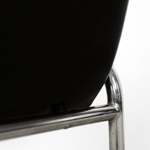 Vintage Minimalist Chrome Armchair from Thonet, 1970s., Set of 2