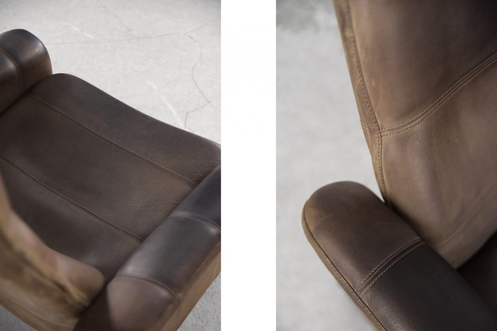 Adjustable DS-50 Buffalo Leather Lounge Chair from De Sede, 1970s