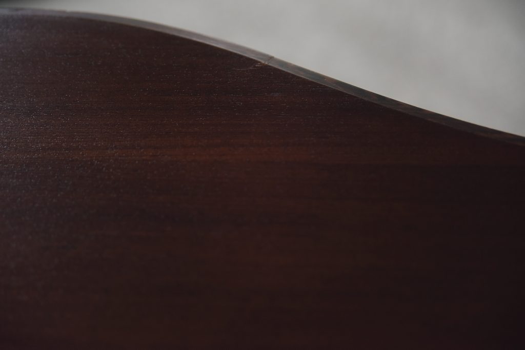Mid-Century Modern Wenge Organic-Shaped Boomerang Custom Desk, 1960s