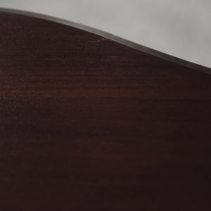 Mid-Century Modern Wenge Organic-Shaped Boomerang Custom Desk, 1960s