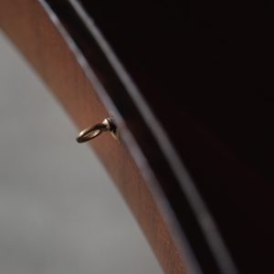 Mid-Century Modern Wenge Organic-Shaped Boomerang Custom Desk, 1960s
